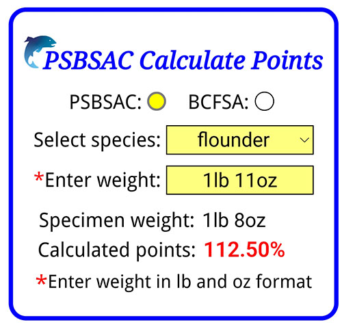 Points calculator